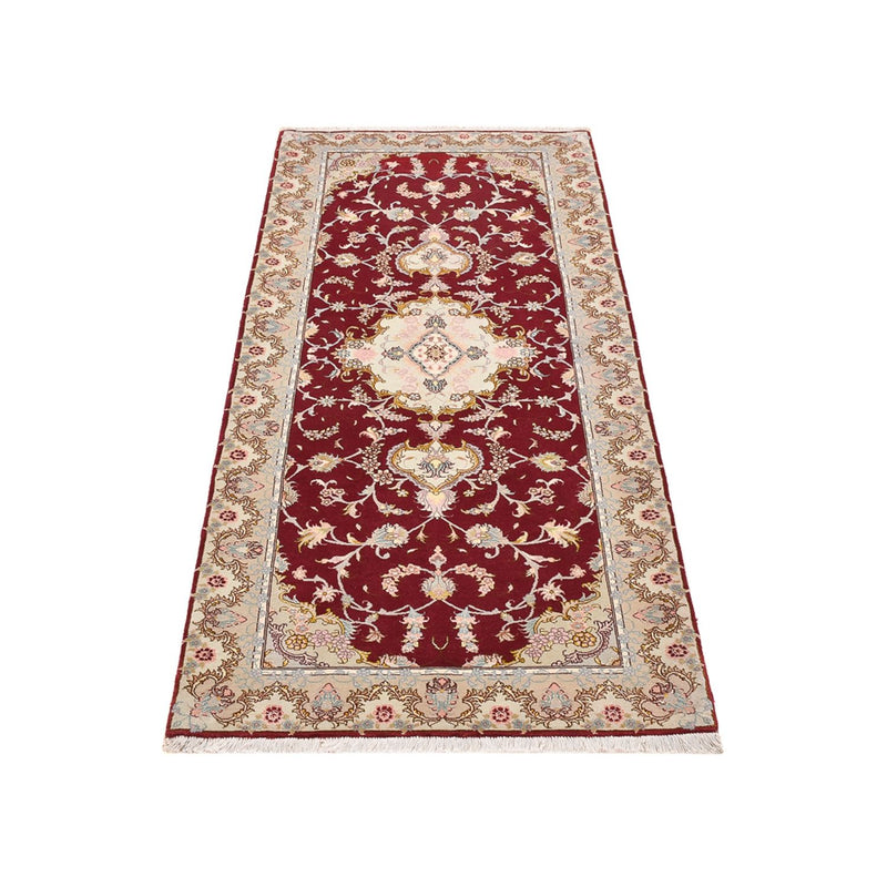 Läufer Perser - Täbriz - Royal - 198 x 80 cm - rot