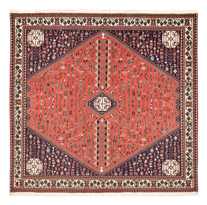 Perserteppich - Nomadic quadratisch  - 199 x 198 cm - rot
