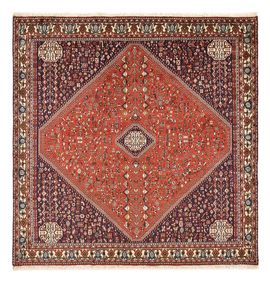 Perserteppich - Nomadic quadratisch  - 197 x 193 cm - rot