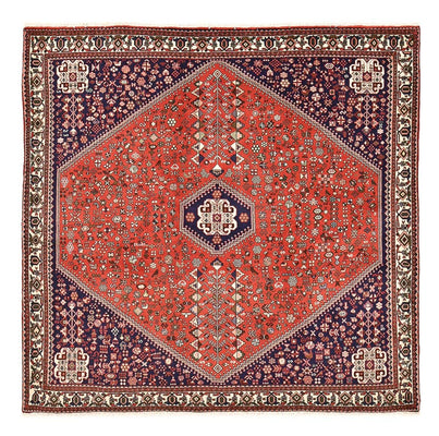 Perserteppich - Nomadic quadratisch  - 202 x 201 cm - rot