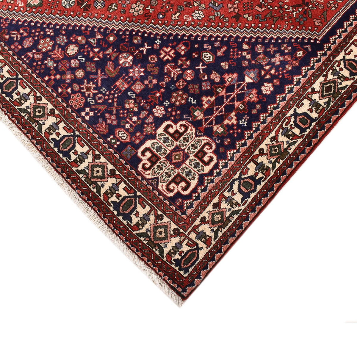Perserteppich - Nomadic quadratisch  - 202 x 201 cm - rot