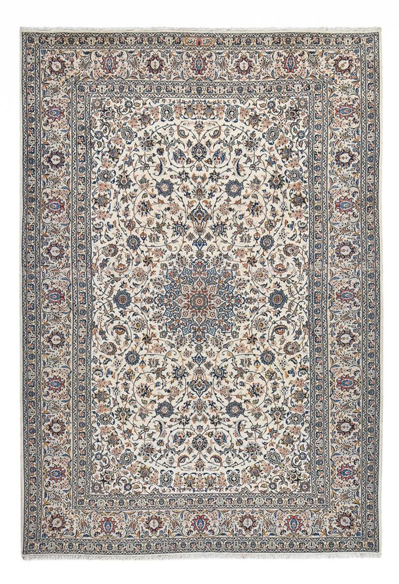 Perserteppich - Keshan - Royal - 355 x 247 cm - grau
