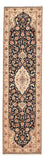 Läufer Perser - Täbriz - Royal - 310 x 83 cm - dunkelblau
