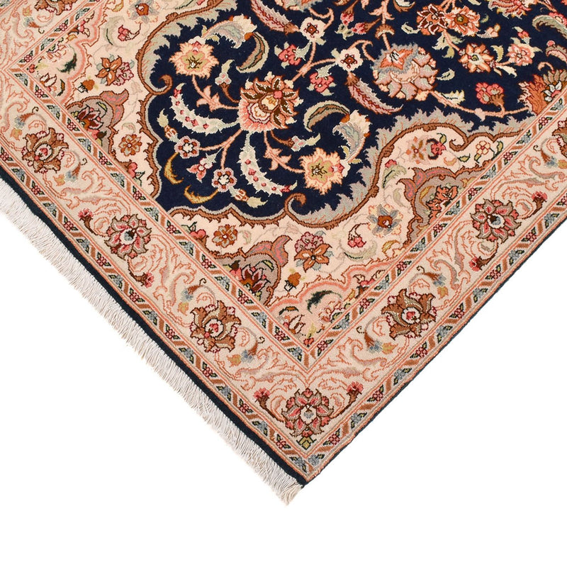 Läufer Perser - Täbriz - Royal - 310 x 83 cm - dunkelblau