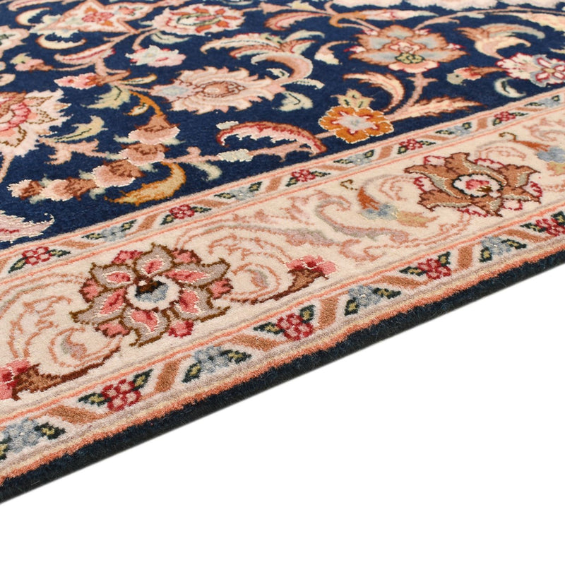 Läufer Perser - Täbriz - Royal - 310 x 83 cm - dunkelblau