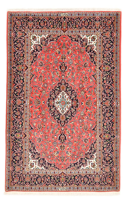 Keshan Teppich 138x217cm - Perserteppich - hellrot