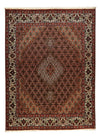 Täbriz - 40 Raj Teppich 147x200cm - Perserteppich - Rechteckig / Dunkelrot / 147 x 200 cm Rechteckig