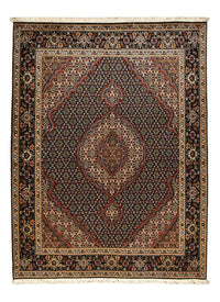 Tapis persan - Tabriz - Royal - 202 x 150 cm - bleu foncé
