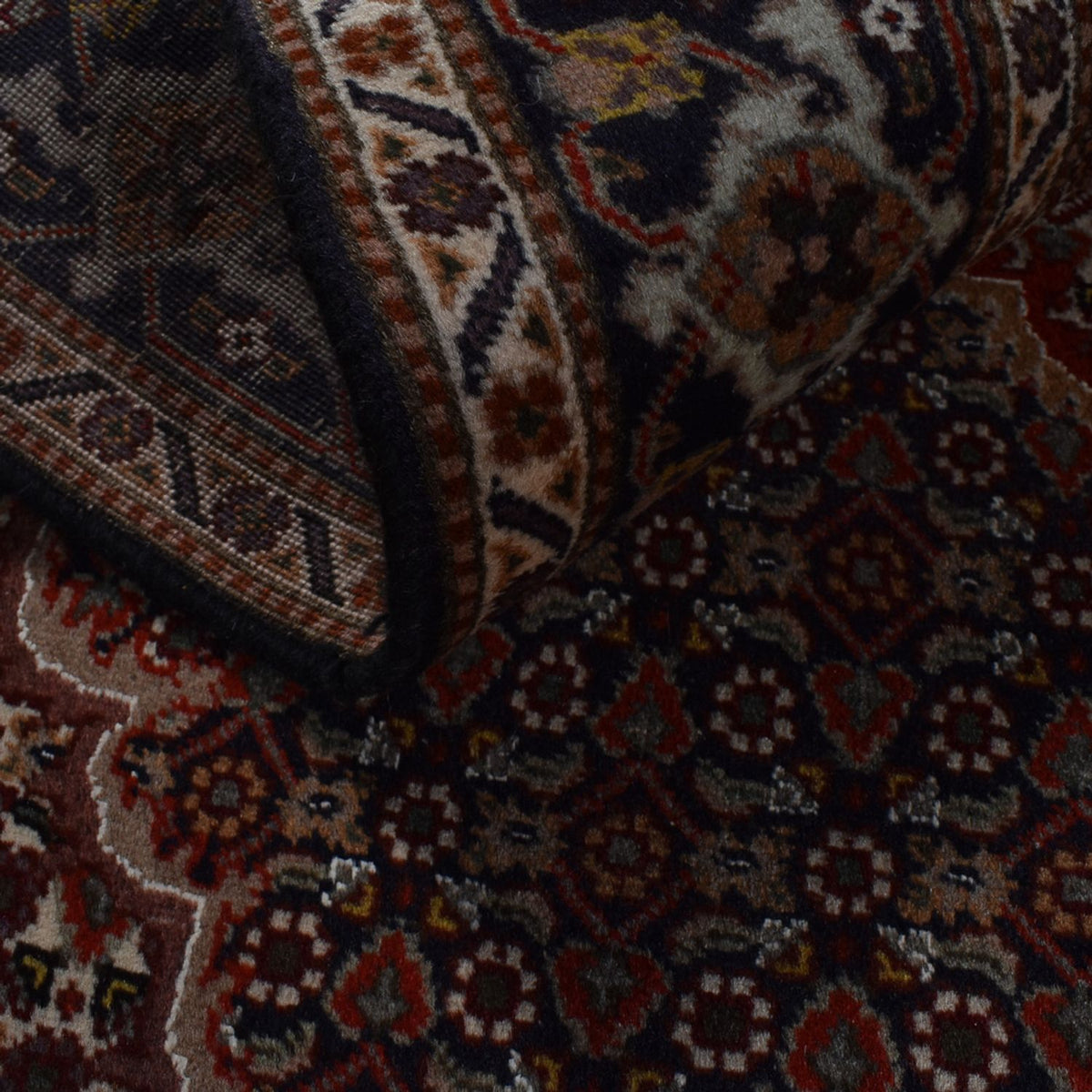 Perserteppich - Täbriz - Royal - 198 x 150 cm - dunkelbraun