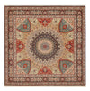 Tapis de Tabriz - 50 rangs Tapis 251x253cm - Tapis persan - beige foncé - Carré / Beige foncé / 251 x 253 cm Carré