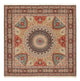 Perserteppich - Täbriz - Royal quadratisch  - 253 x 251 cm - dunkelbeige