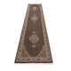 Läufer Perser - Täbriz - Royal - 393 x 82 cm - dunkelbeige