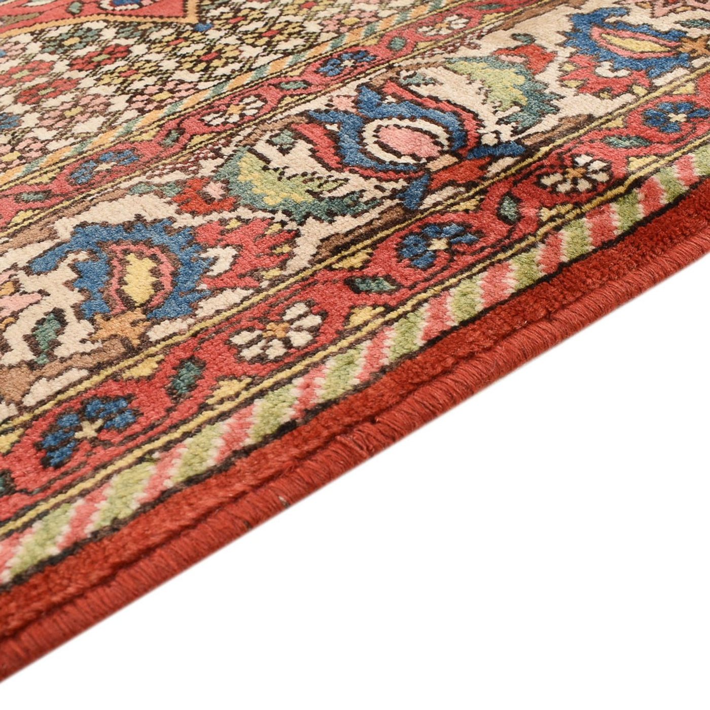 Perserteppich - Nomadic - 194 x 136 cm - mehrfarbig