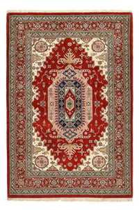 Tapis persan - Ghom - Royal - 204 x 132 cm - rouge