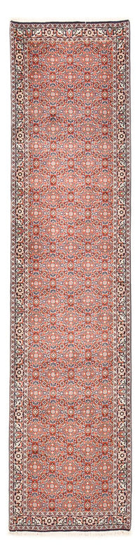 Tapis de couloir Tapis persan - Bidjar - 295 x 76 cm - rouille