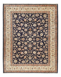 Tapis persan - Classique - Royal - 385 x 300 cm - bleu foncé