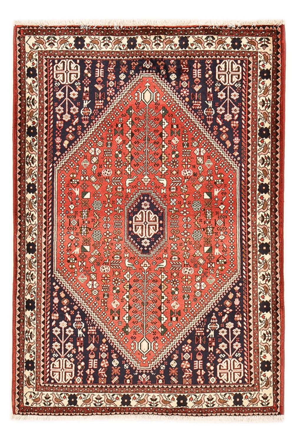 Perserteppich - Nomadic - 150 x 108 cm - rot