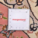 Perserteppich - Täbriz - Royal rund  - 200 x 200 cm - creme