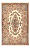 Rafsanjan Tappeto 150x250cm - Tappeto persiano - beige scuro - Rettangolo / Beige scuro / 150 x 250 cm Rettangolo