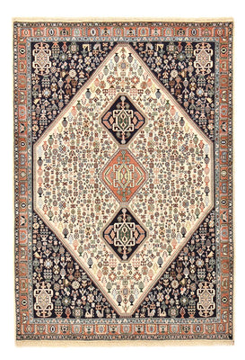 Gabbeh Teppich - Kaschkuli Perser - 209 x 145 cm - dunkelblau