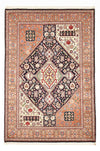 Kashkuli Tappeto 144x205cm - Tappeto persiano - blu scuro - Rettangolo / Blu scuro / 144 x 205 cm Rettangolo