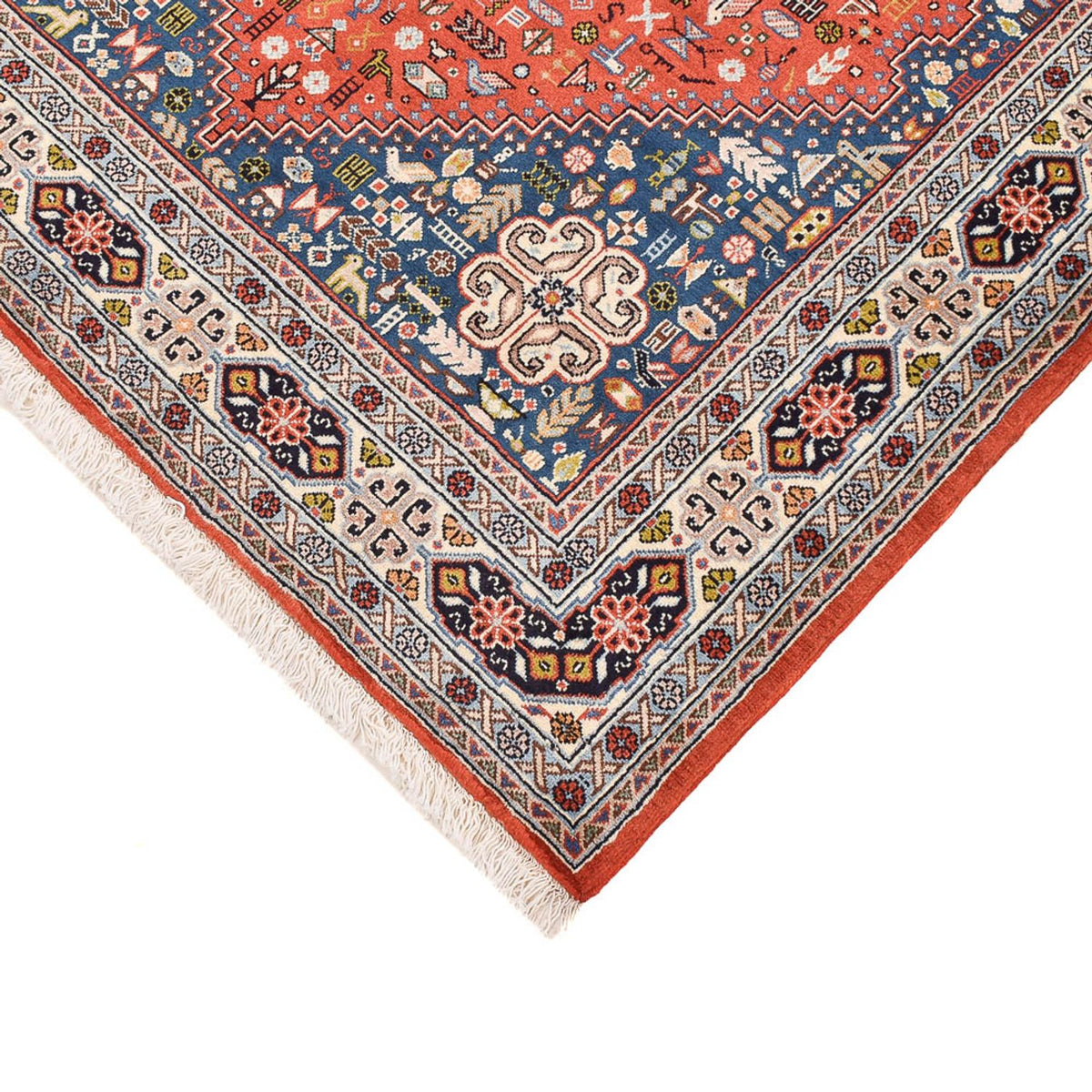 Gabbeh Teppich - Kaschkuli Perser - 206 x 137 cm - mehrfarbig