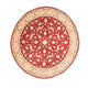 Perserteppich - Täbriz - Royal rund  - 200 x 200 cm - rot
