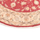 Perserteppich - Täbriz - Royal rund  - 200 x 200 cm - rot