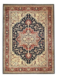Tapis persan - Nomadic - 365 x 270 cm - bleu foncé