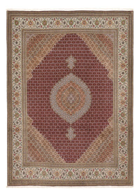 Tapis persan - Tabriz - Royal - 351 x 250 cm - rouge bordeaux