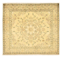 Tapis persan - Tabriz - Royal carré  - 200 x 190 cm - jaune