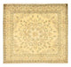 Perserteppich - Täbriz - Royal quadratisch  - 200 x 190 cm - gelb