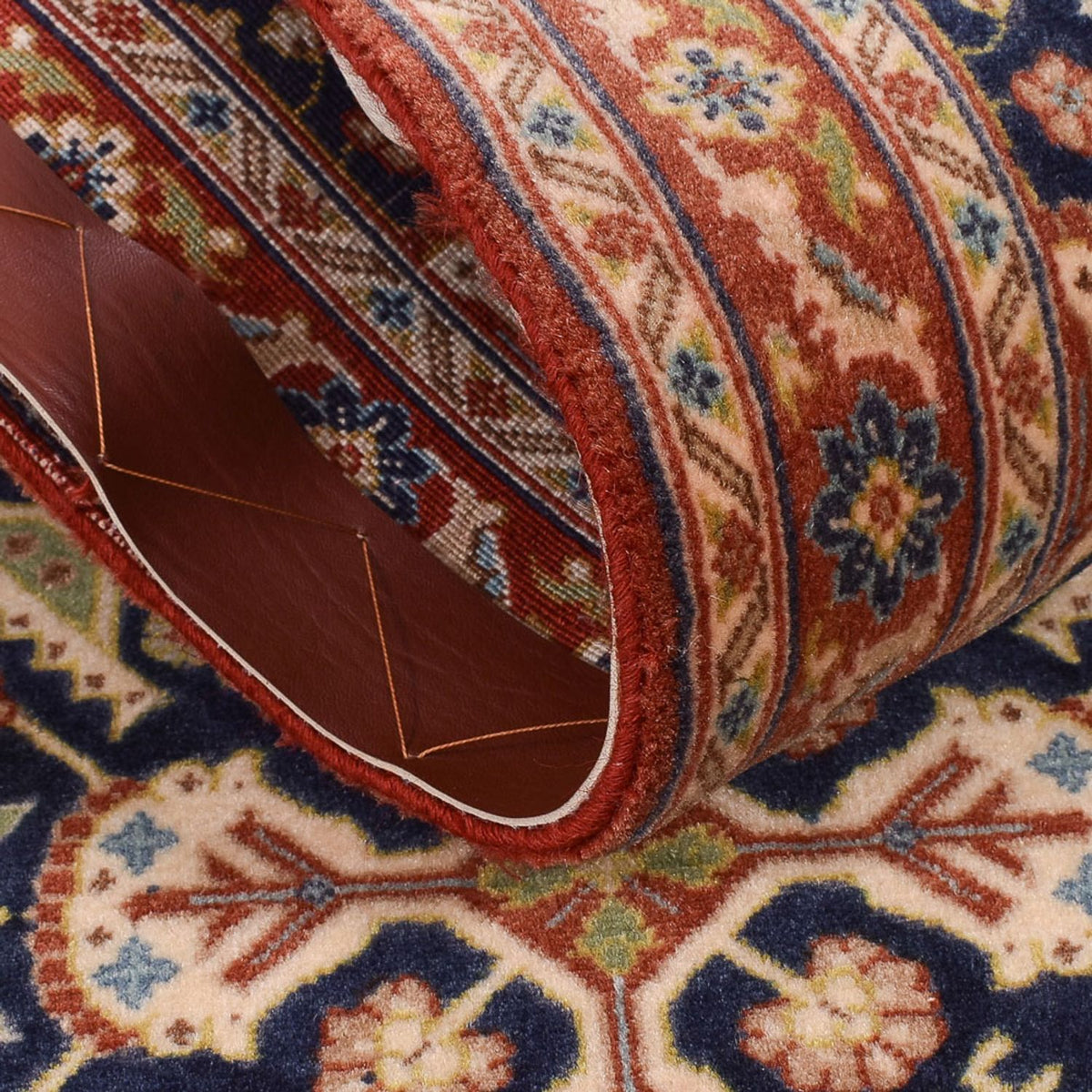 Läufer Perser - Ghom - Royal - 200 x 51 cm - dunkelbeige