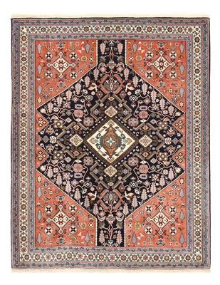 Gabbeh Teppich - Kaschkuli Perser - 203 x 159 cm - mehrfarbig