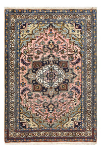 Tapis persan - Nomadic - 196 x 133 cm - rouge clair