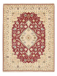 Tapis persan - Tabriz - Royal - 210 x 153 cm - rouge