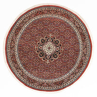 Tapis persan - Bidjar ronde  - 150 x 150 cm - rouge foncé