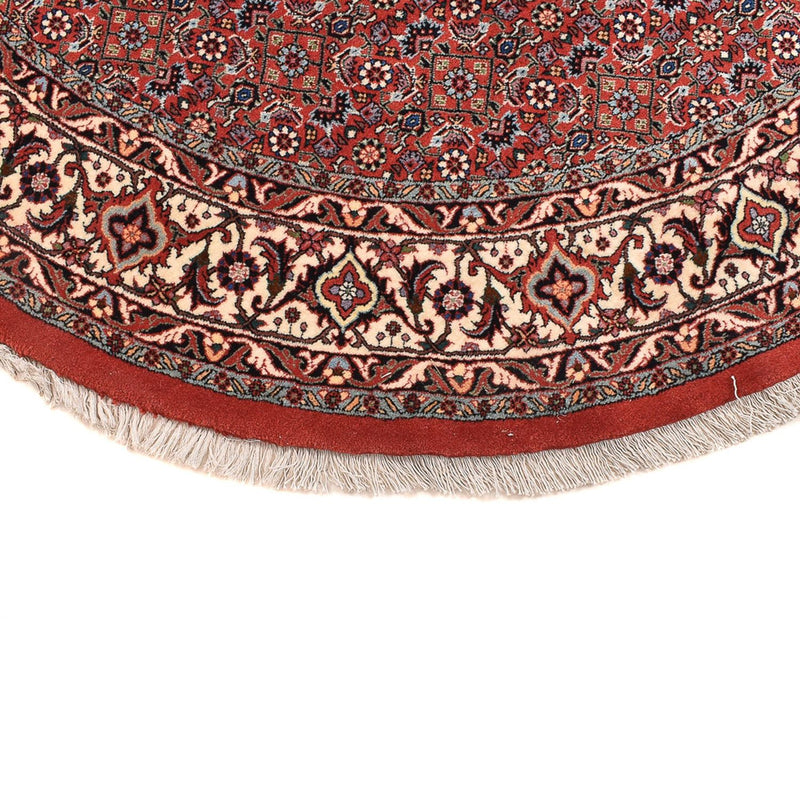 Perserteppich - Bidjar rund  - 170 x 170 cm - dunkelrot