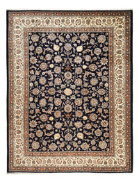 Tapis persan - Classique - Royal - 390 x 297 cm - bleu foncé