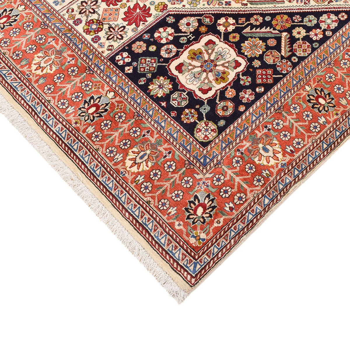 Tapis Gabbeh - Persan Kashkuli - 216 x 148 cm - multicolore