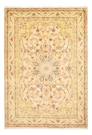 Perserteppich - Täbriz - Royal - 294 x 203 cm - gelb