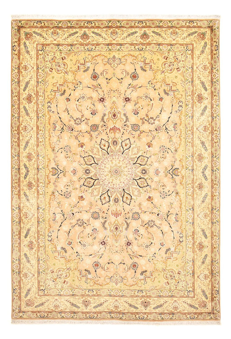 Perserteppich - Täbriz - Royal - 294 x 203 cm - gelb