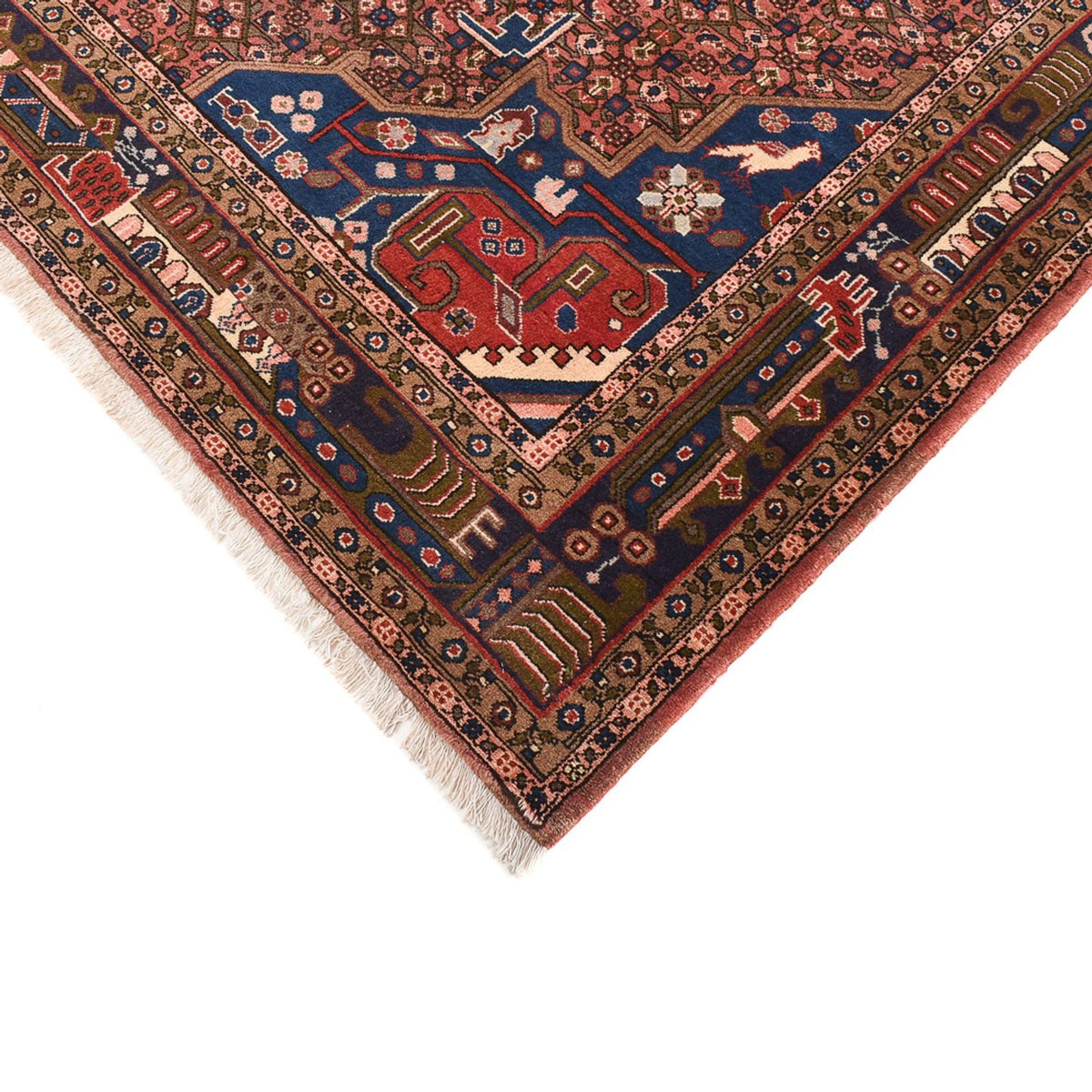 Perserteppich - Nomadic - 286 x 206 cm - dunkelrot