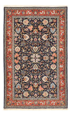 Perserteppich - Isfahan - Premium - 226 x 136 cm - dunkelblau
