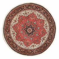 Tapis persan - Bidjar ronde  - 150 x 150 cm - rouge