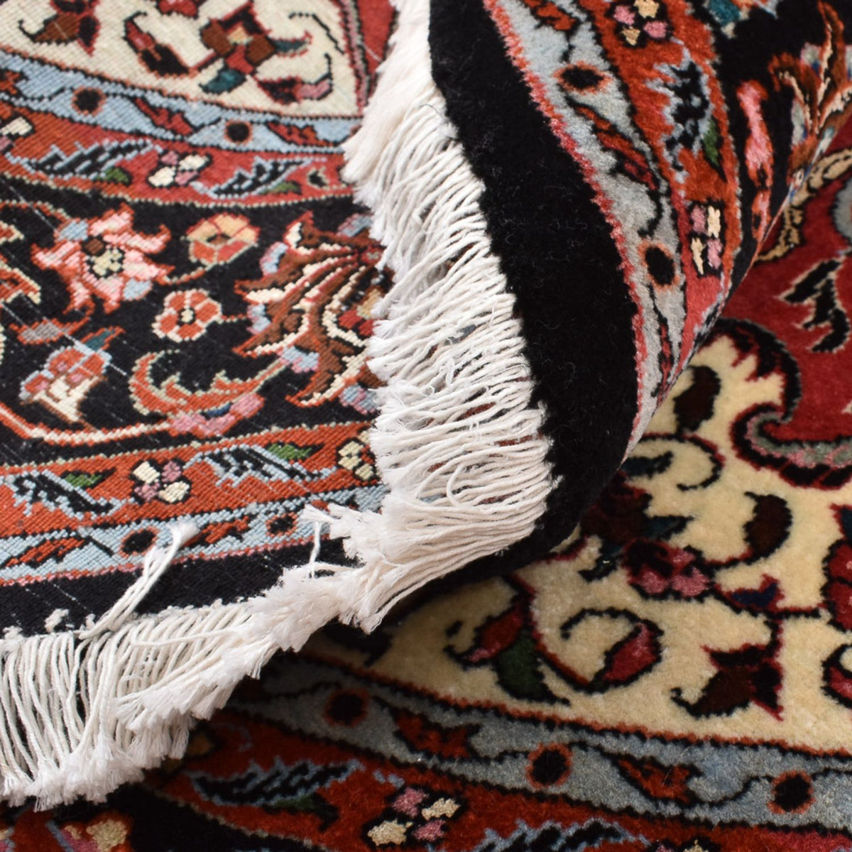 Tapis persan - Bidjar ronde  - 150 x 150 cm - rouge