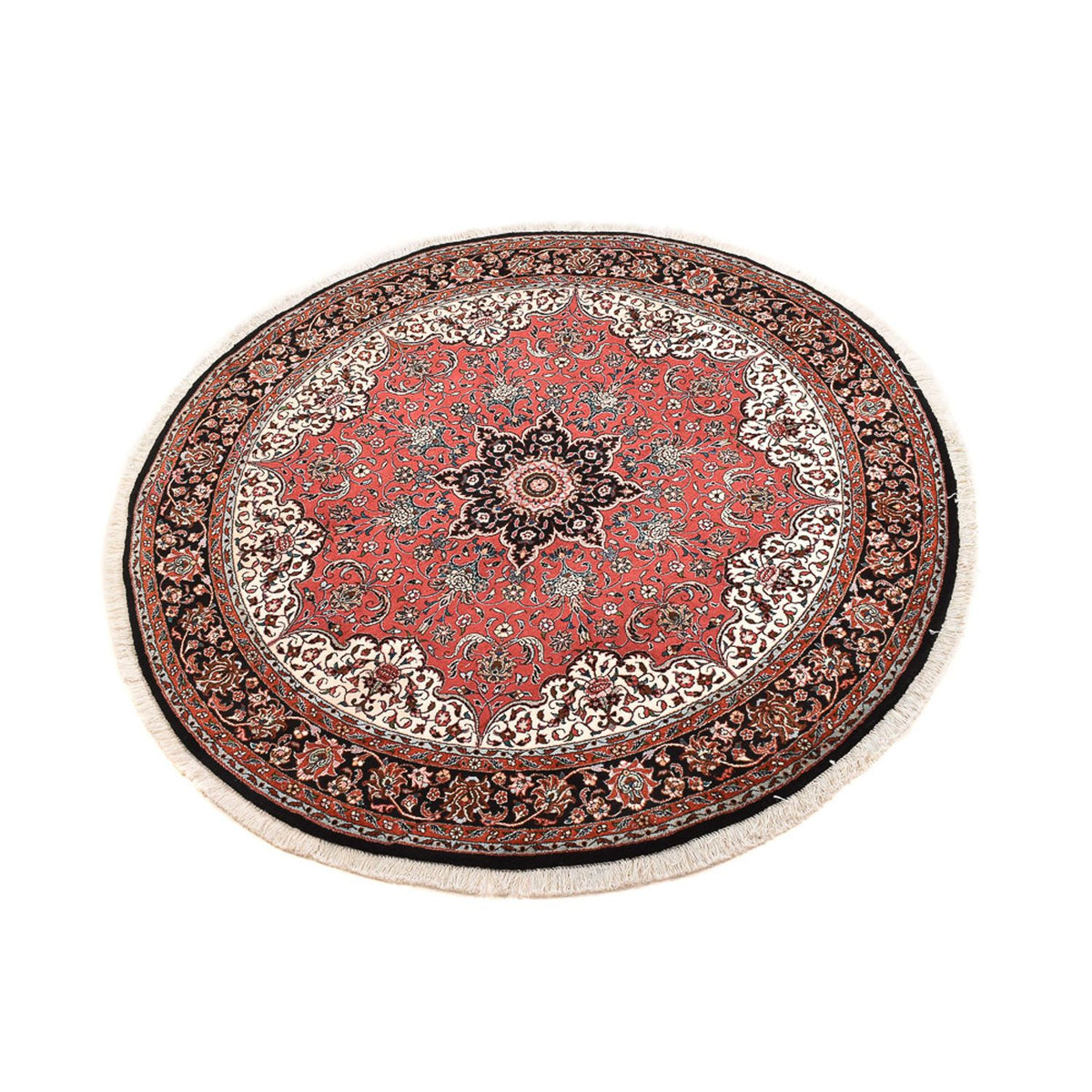 Tapis persan - Bidjar ronde  - 150 x 150 cm - rouge