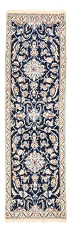 Nain - 9La Tappeto 56x185cm - Tappeto persiano - blu scuro - Passatoia / Blu scuro / 56 x 185 cm Passatoia
