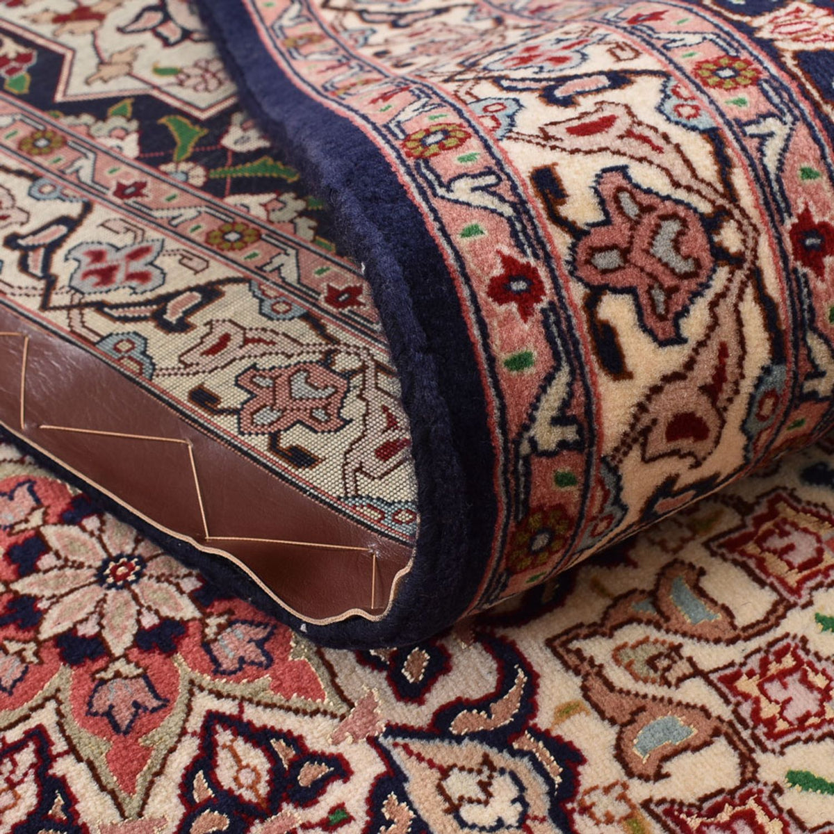 Perserteppich - Täbriz - Royal - 400 x 303 cm - dunkelbeige