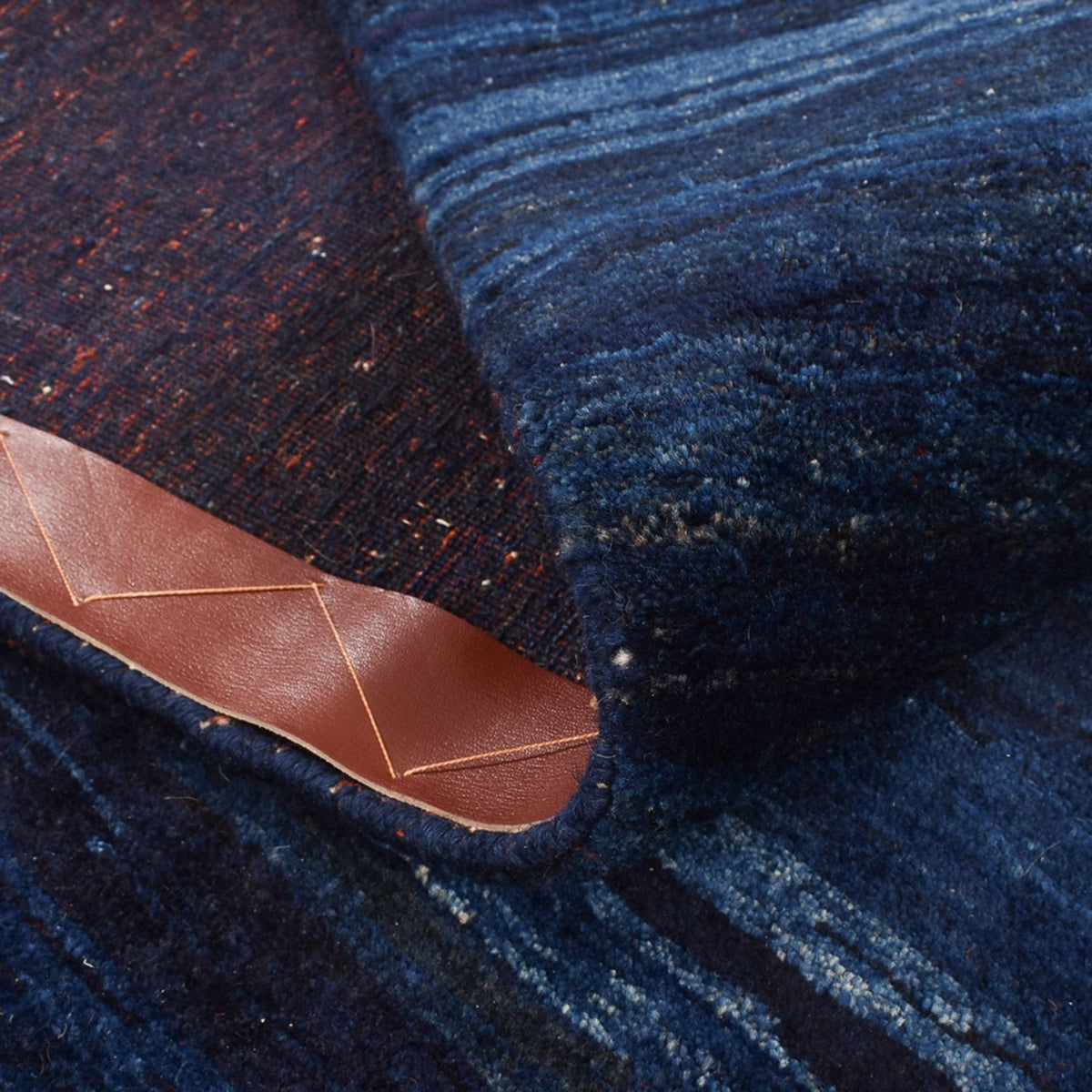 Gabbeh Teppich - Loribaft Perser - 195 x 158 cm - dunkelblau